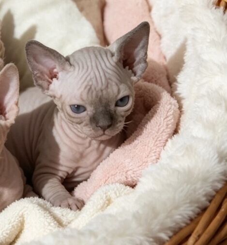 Gorgeous sphynx kittens girls and boys - Image 3 of 10